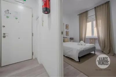 Cama o camas de una habitación en Dinámica y agradable para 6, conoce Toledo 77