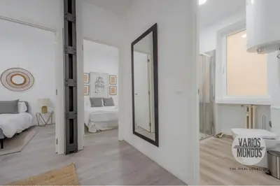 Cama o camas de una habitación en Dinámica y agradable para 6, conoce Toledo 77