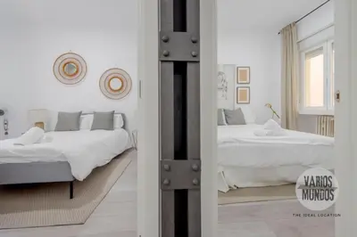 Cama o camas de una habitación en Dinámica y agradable para 6, conoce Toledo 77