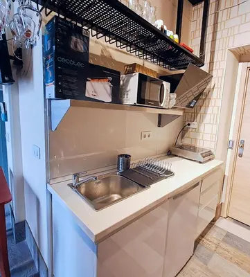Una cocina o zona de cocina en LOFT DELUXE - MADRID RETIRO