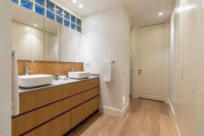 Cama o camas de una habitación en Luxury 3-Bed Apartment in Salamanca, Madrid