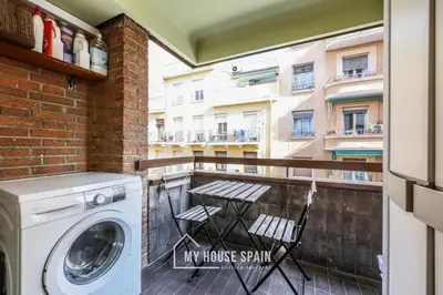 Un balcón o terraza de MyHouseSpain-Tranquilo apartamento con balcón