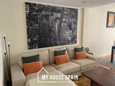 Zona de estar de MyHouseSpain-Tranquilo apartamento con balcón
