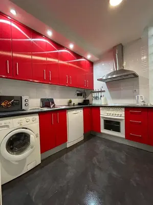 Una cocina o zona de cocina en Habitaciones Magdalena