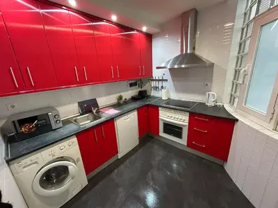 Una cocina o zona de cocina en Habitaciones Magdalena