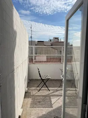 Un balcón o terraza de Estudio con Terraza Ibiza-Retiro I