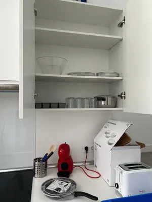 Una cocina o zona de cocina en Apartamento moderno céntrico