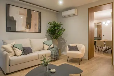 Zona de estar de Malasaña X calle Barceló 4BR 4BH