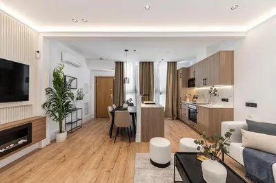 Una cocina o zona de cocina en MH Apartments Soho Madrid