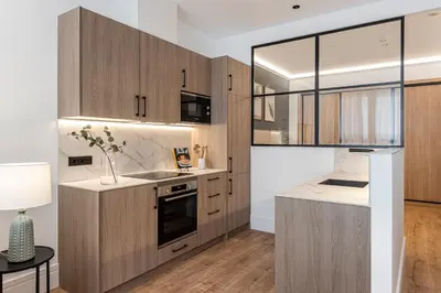 Una cocina o zona de cocina en MH Apartments Soho Madrid