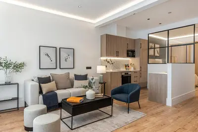 Una cocina o zona de cocina en MH Apartments Soho Madrid