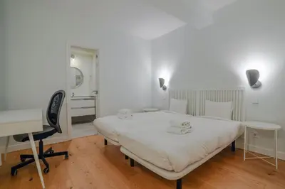 Cama o camas de una habitación en Modern Spacious-3Bedrooms 2Bathrooms-Retiro