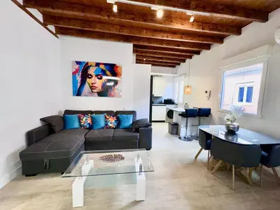 Zona de estar de Salamanca Apartment Mid-stay