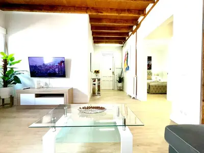 Zona de estar de Salamanca Apartment Mid-stay