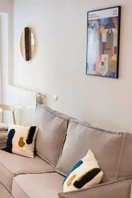 Zona de estar de Hermoso estudio en Legazpi °1