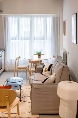 Zona de estar de Hermoso estudio en Legazpi °1