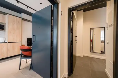 Una televisión o centro de entretenimiento en Hermoso estudio en Legazpi °2