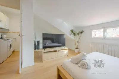 Una televisión o centro de entretenimiento en Retiro para 3 en Sol, conoce Concepción Jerónima