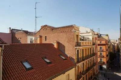 Vista general de Madrid o vista desde el apartamento