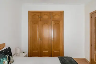 Cama o camas de una habitación en Fuencarral Center - Apartamento de 1 dormitorio en el Centro de Madrid