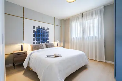 Cama o camas de una habitación en Puerto Alto Apartments by Olala Homes