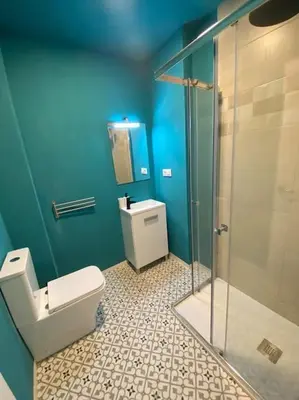 Un baño de Studio in Barrio Salamanca (D)