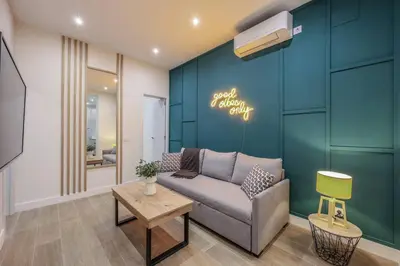 Zona de estar de Luxe Apartment in Malasaña Hub