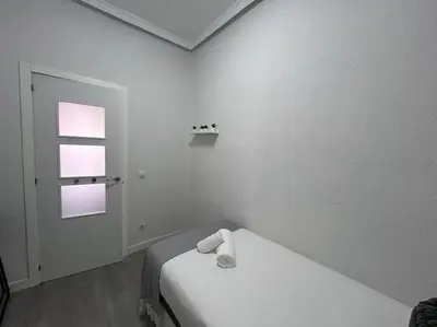 Cama o camas de una habitación en Cosy flat Arganzuela - AC