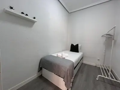 Cama o camas de una habitación en Cosy flat Arganzuela - AC