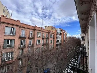 Vista general de Madrid o vista desde el apartamento