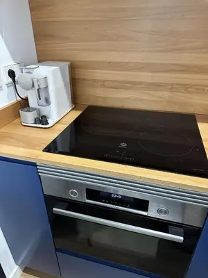 Una cocina o zona de cocina en Moderno apartamento en pleno centro