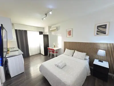 Cama o camas de una habitación en Rooms Quiet