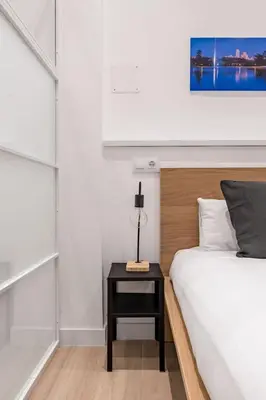Cama o camas de una habitación en GuestReady - Confy Retreat in Madrid