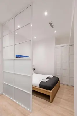 Cama o camas de una habitación en GuestReady - Confy Retreat in Madrid