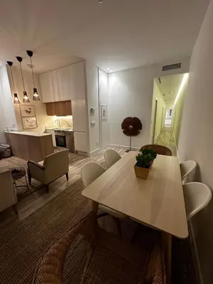 Una cocina o zona de cocina en Apartamentos Moncloa