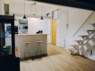 Una cocina o zona de cocina en Cozy apartment in Lavapies - Rods