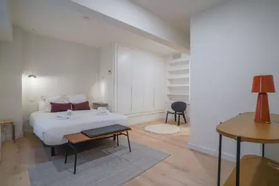 Cama o camas de una habitación en Modern duplex-2Bedrooms 2Bathrooms-Ventas