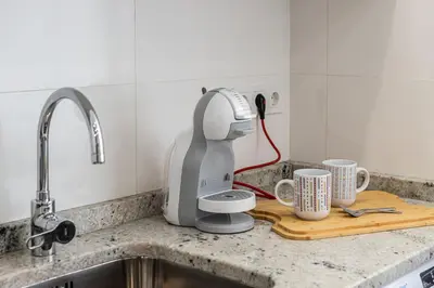 Utensilios para hacer té y café en Waou Atocha III - Alquiler Corta Duración