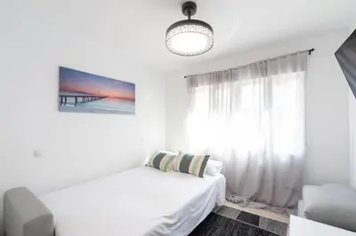 Cama o camas de una habitación en Riva 3