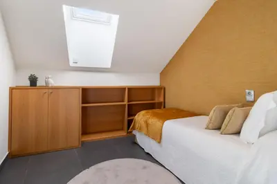 Cama o camas de una habitación en Amazing new duplex for 4