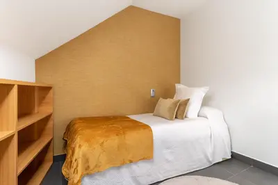 Cama o camas de una habitación en Amazing new duplex for 4
