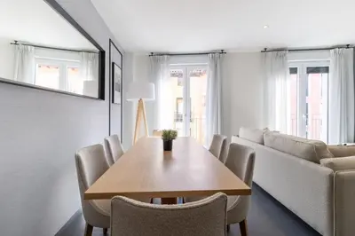 Zona de estar de Amazing private terrace 2 BR