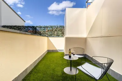 Plano de Amazing private terrace 2 BR