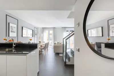 Plano de Amazing private terrace 2 BR