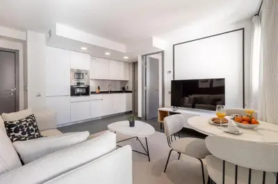 Una cocina o zona de cocina en Spectacular Duplex Penthouse in La Latina Madrid