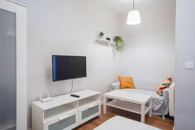 Una televisión o centro de entretenimiento en Cozy apartment-1Bedroom 1Bathroom-Lavapiés