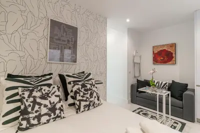Zona de estar de Modern studio-1Bathroom-Chueca
