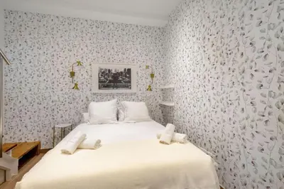 Cama o camas de una habitación en Chic cozy renovated 2bedr2bath apt - Chamberí