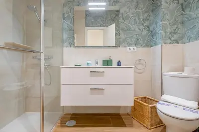 Un baño de Chic cozy renovated 2bedr2bath apt - Chamberí