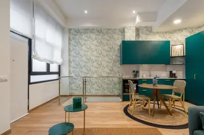 Una cocina o zona de cocina en Chic cozy renovated 2bedr2bath apt - Chamberí